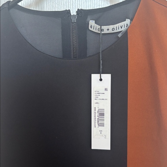 NWT Alice & Olivia Geometric Shift Dress - Picture 5 of 6